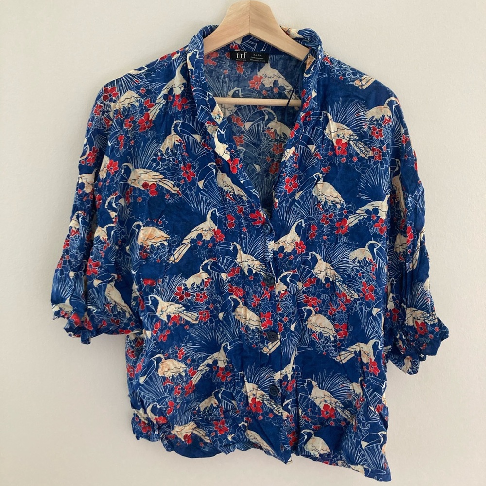 Fun Zara blue shirt!